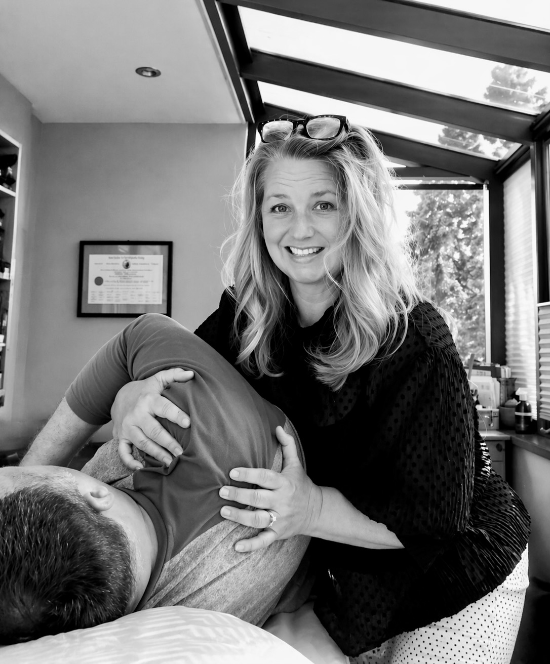 Osteopathic treatment session
